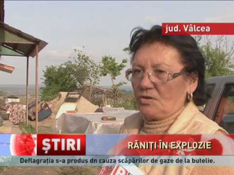 Doi soți au suferit arsuri pe 40% din suprafața corpului, după o explozie