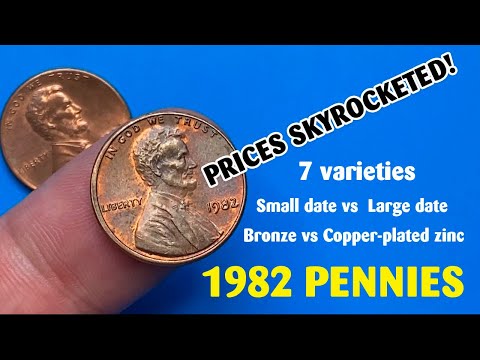 1982 Penny Coins That Are Worth Money – Large & Small Date Varieties!