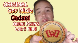 An ORIGINAL Spy Ninja Gadget Agent Peters can't get his hands on!  The 'Ancient' Decoder Wheel!