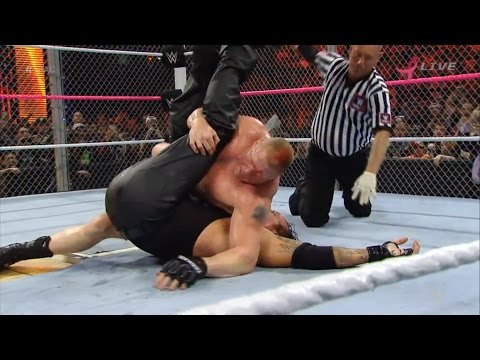UNDERTAKER VS BROCK LESNAR HELL IN A CELL 2015 RESULTS