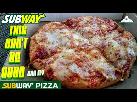 Subway® Personal Pizza Review!  🚇🍕😕