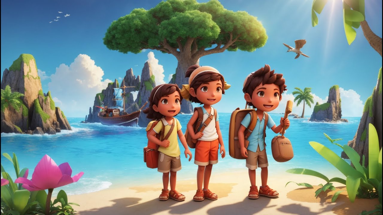 The Magical Island Expedition | Kids Story in English | Bedtime Adventure Stories for Kids