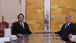 3/10 自民党との幹事長会談後 #榛葉賀津也 幹事長 ぶら下がり