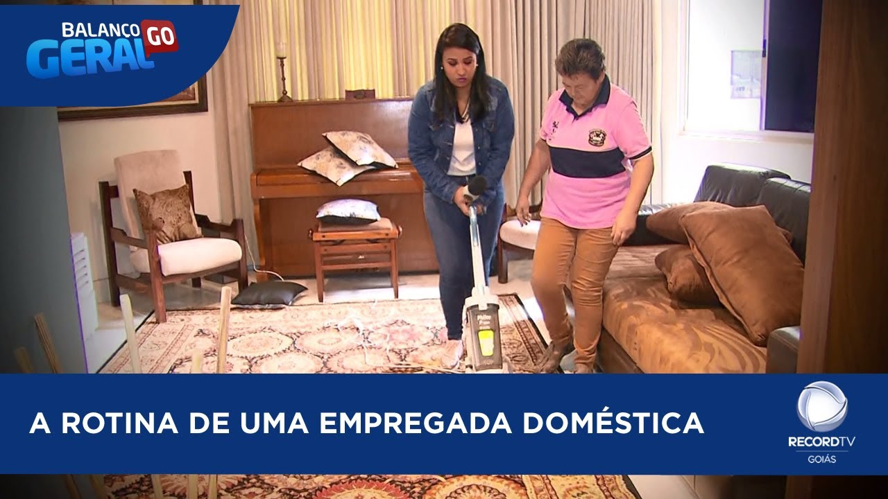 A ROTINA DE UMA EMPREGADA DOMÉSTICA