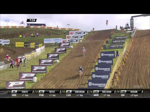 Gautier Paulin passes Ben Townley Qualifying MXoN 2015