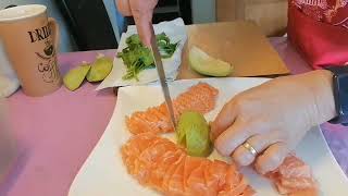 Do you know Sashimi? incredible taste, super. I always prepare when i have guest.