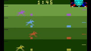 Atari 2600 Game: Steeplechase (1980 Sears)