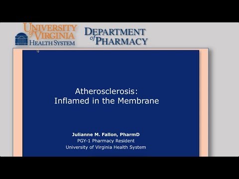 'Atherosclerosis: Inflamed in the Membrane'  Seminar -- Julianne Fallon