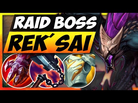 Abusing BROKEN New Rek'sai Build - High Elo Jungle Commentary Gameplay