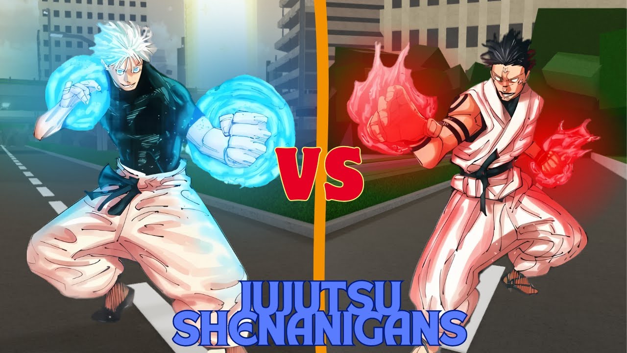 RECRIAMOS A LUTA DO GOJO E DO SUKUNA NO JUJUTSU SHENANIGANS