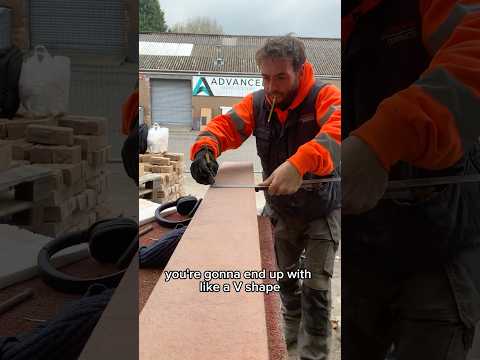 Basic stone working tip #stonemason #tips #hacks #tricks #tipsandtricks