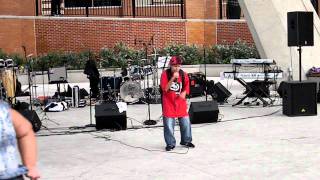 Lil Pimp Performs on Silver Spring's Veterans Plaza