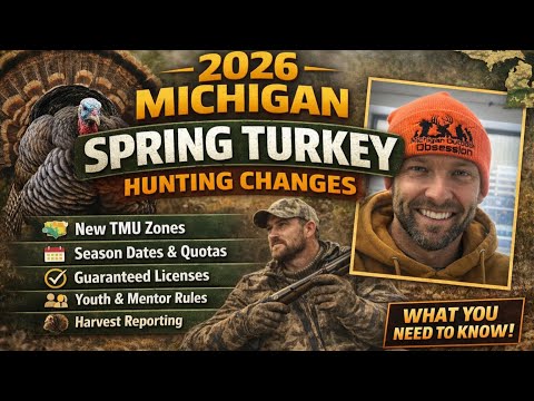 🚨2026 Michigan Spring Turkey Hunting Changes EVERY Hunter Must Know (Quota + TMU Info)