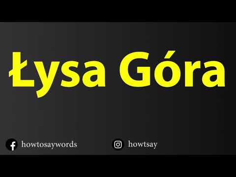 How To Pronounce Lysa Gora