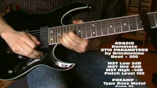 Boss GT10 - Adagio - Arcanas Tenebrae / Dominate - A patch by Brindavoine