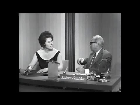 Was bin ich? Folge 40 vom 23.09.1964 mit Robert Lembke und dem prominenten Ehrengast Herta Töpper