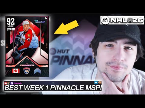 BEST WEEK 1 PINNACLE MSP TO MAKE! RANKING ALL 5 I NHL 26 HUT