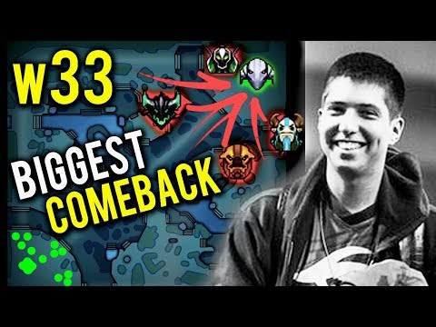 INSANE COMEBACK w33 Sven with Divine Rapier GOD MODE is REAL! DOTA 2