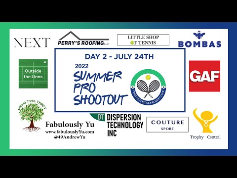 2022 Summer Pro Shootout Livestream - Day 2 ($3K Prize Money Singles UTR / Pro Tennis Tournament)