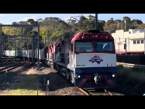 FIE001 / FIE004 / FIE003 - 3/09/23 - Diverted 8148 passes west ryde