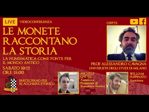 LE MONETE RACCONTANO LA STORIA. Live con il prof. Alessandro Cavagna