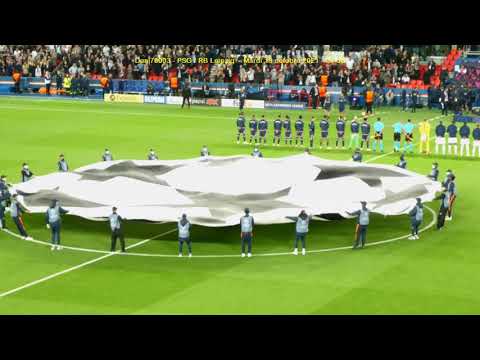 PSG / RB Leipzig 19.10.2021 : 3-2 (C1 J3) 4/5 : Entrées des équipes