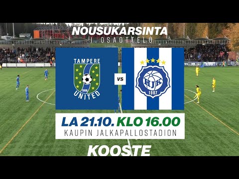 KOOSTE: TamU - HJK Klubi 04 / Karsinta Ykköseen / 21.10.2023 / Kauppi