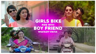Tamil Love Song Whatsapp Status 💞  Girl Riding 