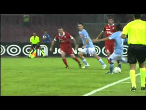 2a Giornata NAPOLI - BARI 2 - 2 Highlights Sky sport 2010/11