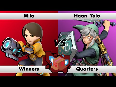 Miia (Mii Gunner) vs Haan_Yolo (Link, Hero, Captain Falcon) WINNERS QUARTERS - Blast Zone #77