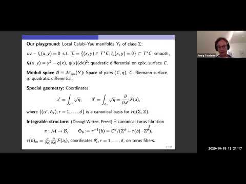 Joerg Teschner - Proposal for a geometric characterisation of topological string partition functions