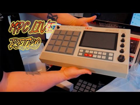 AKAI MPC LIVE II RETRO EDITION UNBOXING | FIRST SAMPLE BEAT