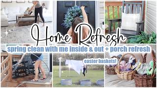 SPRING CLEAN WITH ME 🌿 Real Life Home Reset + Cleaning Motivation + Grocery Haul