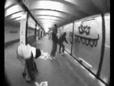 Underground Train Graffiti