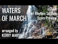 Waters of March (SSAA Lv 4) KerryMarsh.com Score Preview