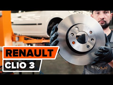 Comment remplacer des disques de frein avant sur RENAULT CLIO 3 [TUTORIEL AUTODOC]
