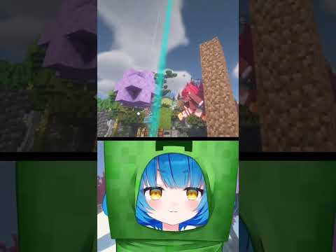 VTubers Try Building in Minecraft  #vtuber #vtuberclips #minecraft #stellarcraft