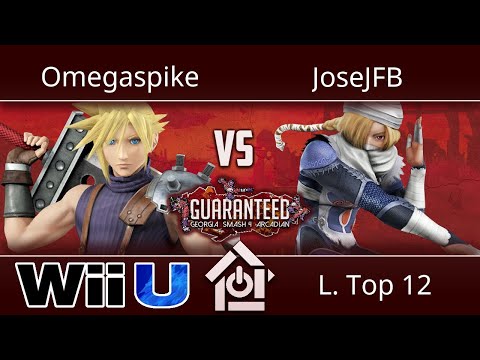 Guaranteed: GA Arcadian - Omegaspike (Cloud) vs JoseJFB (Sheik) - Smash 4 L. Top 12