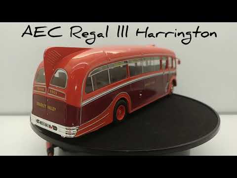 Обзор модели автобуса AEC Regal lll Harrington 1:43 Hachette