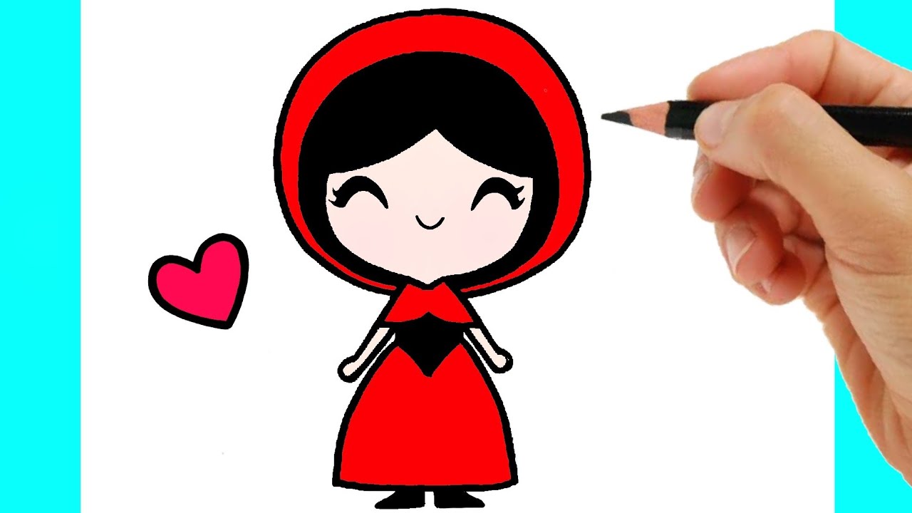 COMO DESENHAR A CHAPEUZINHO VERMELHO