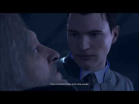 Detroit: Become Human - Hank dies in Connor's arms