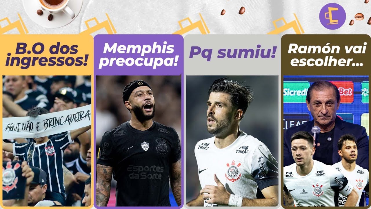 Ingressos SOMEM para final l Memphis PREOCUPA Corinthians l Ramón na dúvida? l PQ Héctor sumiu e +