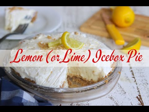 No Bake Lemon (or Lime) Icebox Pie  Recipe