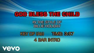 Billie Holiday - God Bless The Child (Karaoke)