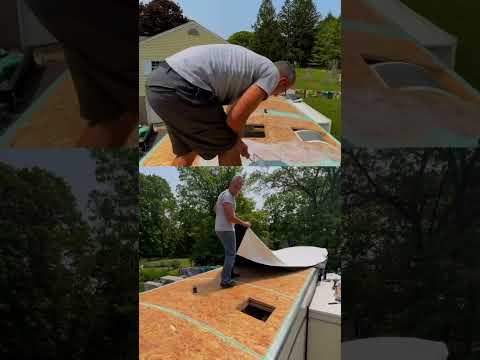 Replacing our worn out RV roof with a new PVC roof. #diy #rvlife #rvrenovation