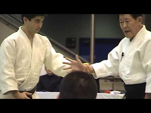 Inoue Kancho at the 51st All Japan Enbu – Yoshinkan Aikido Senshusei.