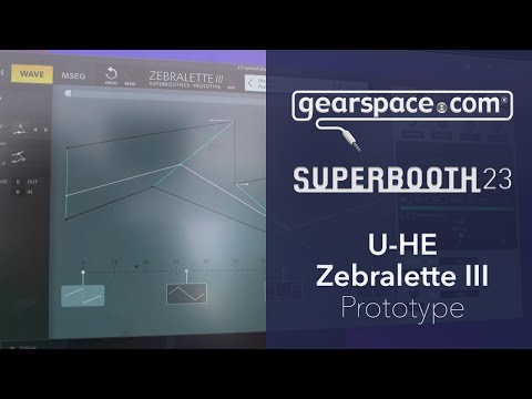 u-he Zebralette 3 Prototype - Gearspace @ Superbooth 2023