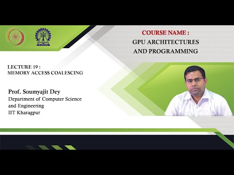 Lecture 19: Memory Access Coalescing