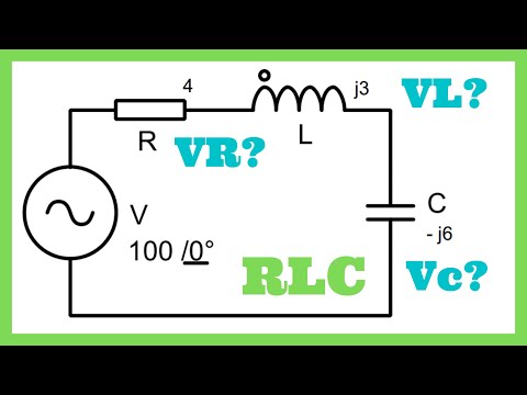 Circuito RLC Série - Circuitos em CA - Exercício 2