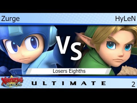 XDL 2 - PIG | Zurge (Mega Man) vs SM | HyLeN (Young Link) Losers Eighths - SSBU
